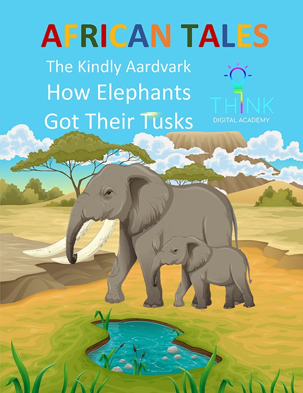 African tale - The Kindly Aardvark - How Elephants Got Their Tusks