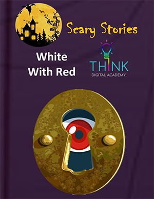 Spooky Stories - White With Red