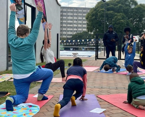 Strike a pose - a yoga pose that is!