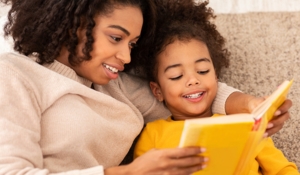 Seize every opportunity to share reading with your child.