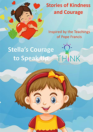 Stella witnesses Jonah being bullied on the playground. Though scared, she steps forward and demands the bullies stop.