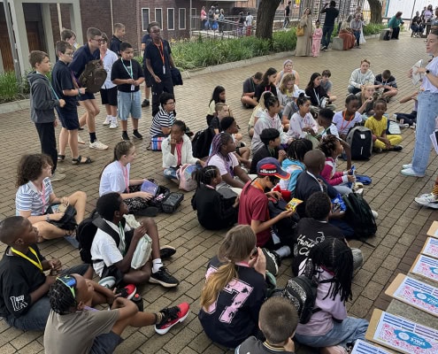 Our Grade 4 to 6 students visited the Planetarium.